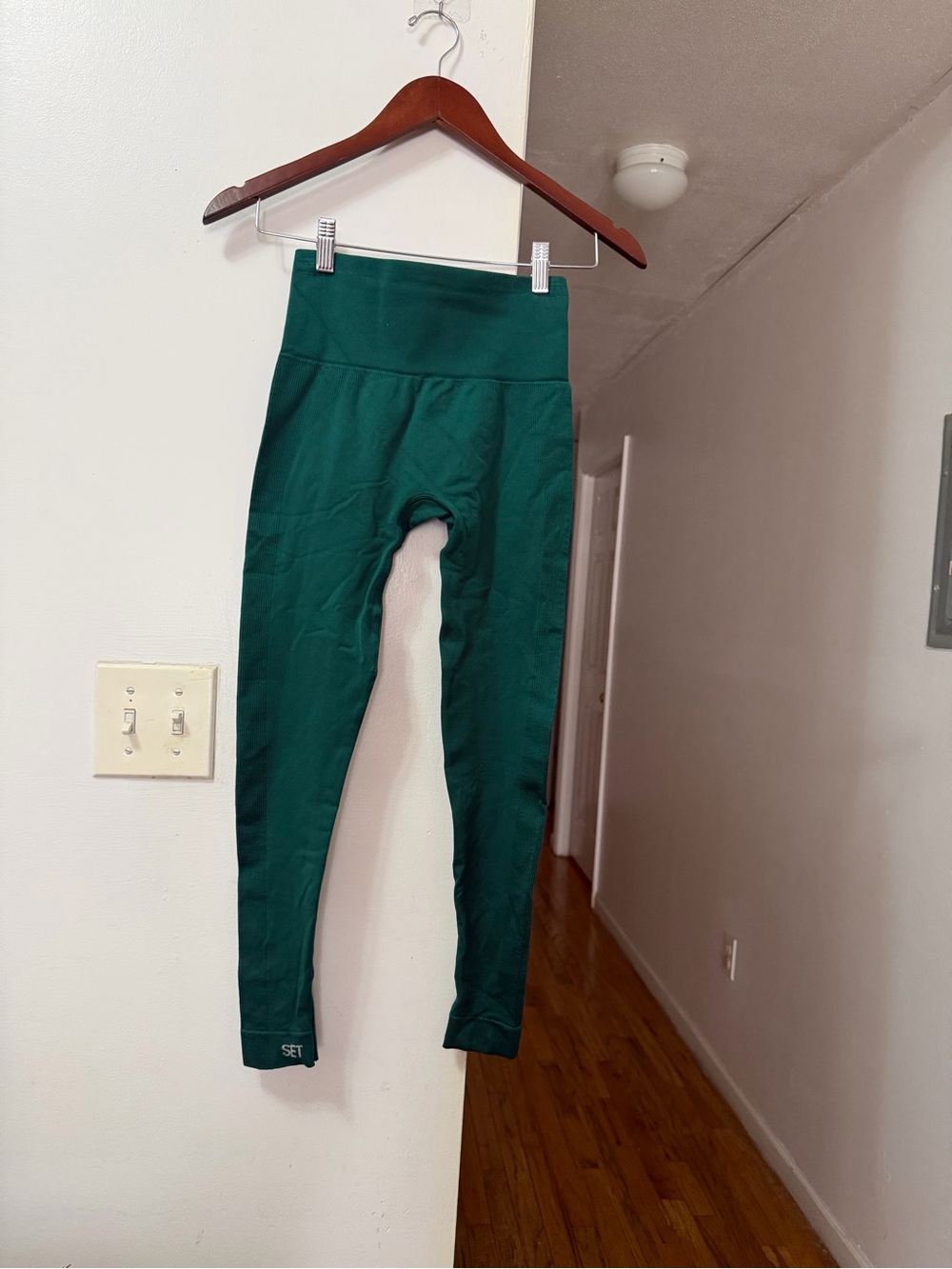 SET Active Forest Green High-Waist Leggings